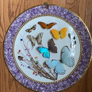 Boho Vintage Butterflies Display